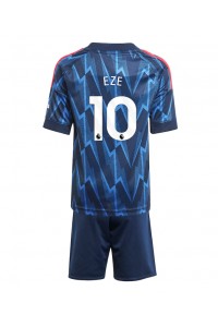 Arsenal Eberechi Eze #10 Jalkapallovaatteet Lasten Vieraspeliasu 2025-26 Lyhythihainen (+ Lyhyet housut)